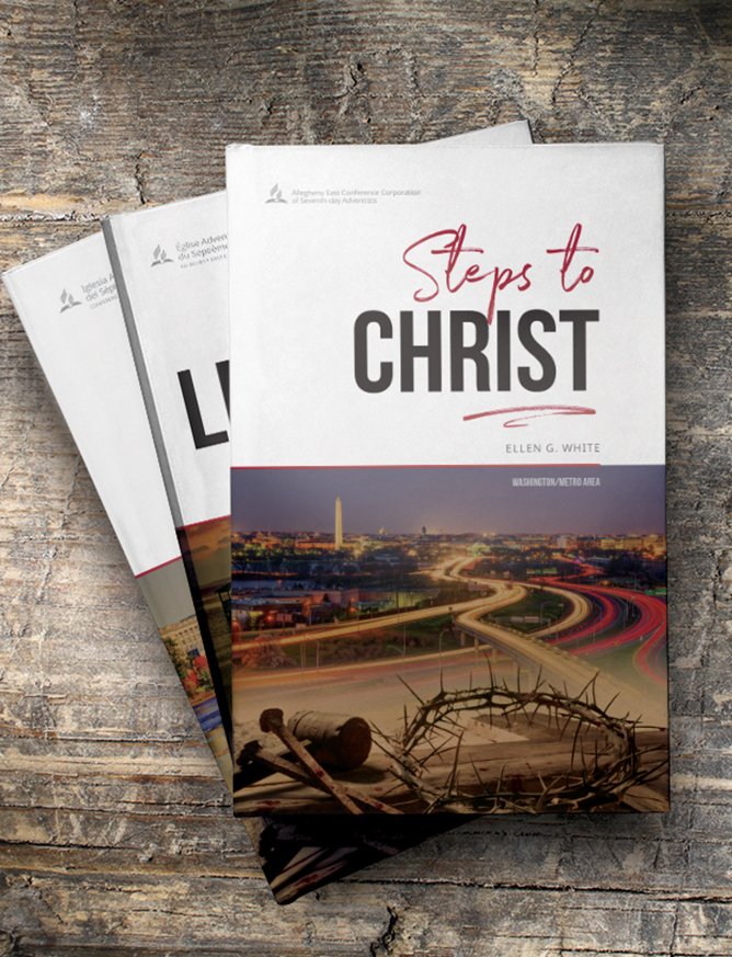 Book Cover Design | Allegheny East Conference - Steps to Christ